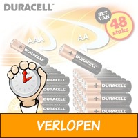 48 Duracell AA of AAA batterijen