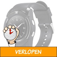 Smartwatch V8 chronograaf look