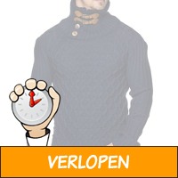 Tazzio sweater met knopen