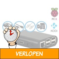 Raspberry Pi B3 mediaspeler behuizing en accessoires