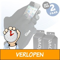 2 x iGlove touchscreen handschoenen