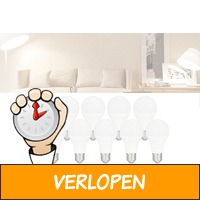 10-pack LED-lampen met E27 fitting