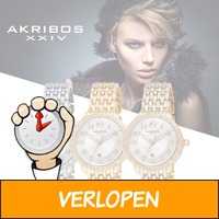 Veiling: Akribos XXIV vrouwenhorloge