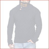 Tazzio sweater met knopen