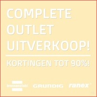 Mega outdoor uitverkoop