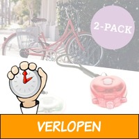 Veiling: 2-pack Lifetime fietsverlichting