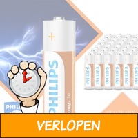 Philips Longlife batterijen 48/96 x AA/AAA