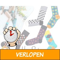 6 paar Happy Socks sokken