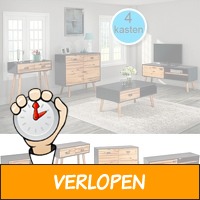 4-delige woonkamer meubelset