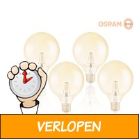 4 x Osram vintage lamp