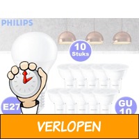 10 x Philips LED-lampen