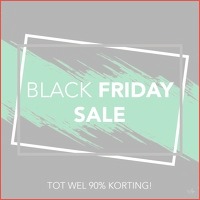 Black Friday indoor uitverkoop