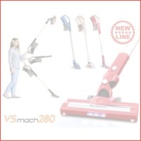 VSmach280 snoerloze steelstofzuiger