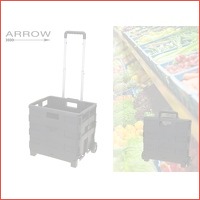 Hofftech trolley met vouwkrat