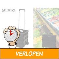 Hofftech trolley met vouwkrat