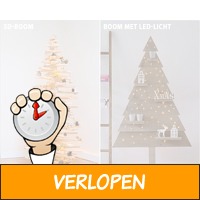 Steigerhouten kerstbomen (verlichting optioneel)