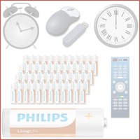 Veiling: 48-pack Philips Longlife batter..