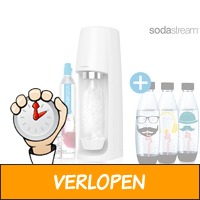 SodaStream Spirit + 3 extra flessen