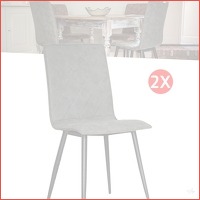 2 x HomeStyle Marseille eetkamerstoelen