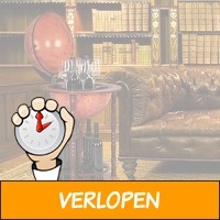 Vintage wereldbol met drankhouder