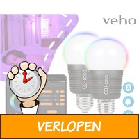 2 x Veho Kasa LED-lampen