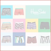 4-pack Happy Socks boxershorts