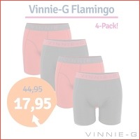 4 x Vinnie-G Flamingo boxershorts