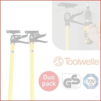 2-pack Toolwelle telescopische steunen