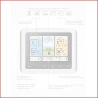 Draadloos weerstation + buitensensor