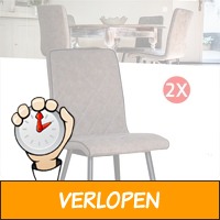 Set van 2 HomeStyle Troyes eetkamerstoelen