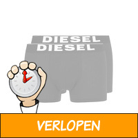 Diesel - 2-pack boxers - zwart/zwart