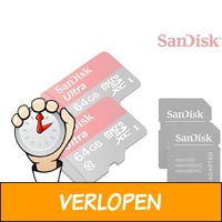 2x SanDisk Ultra 64 GB microSDXC