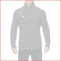 Tazzio sweater met knopen