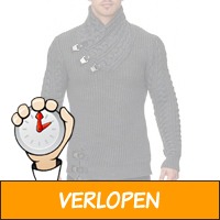 Tazzio sweater met knopen