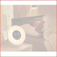 LED wake-up wekker met natuurgeluiden