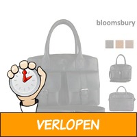 Bloomsbury lederen tas