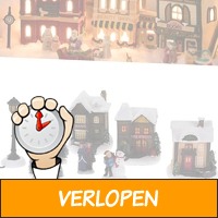 Compleet Kerstdorp met LED-verlichting