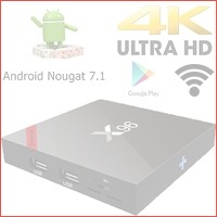 X96W 4 K Ultra HD Android 7.1 mediaspele..