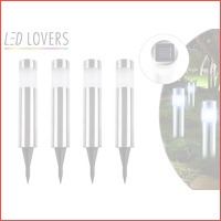 4 x LED Lovers Solar LED tuinlamp