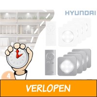 4-pack Hyundai draadloze LED-spots