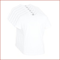 6-pack witte T-shirts