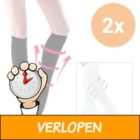 2 paar compressiekousen