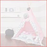 Veiling: kids tipi tent roze