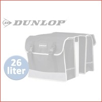 Dunlop zwarte dubbele fietstas