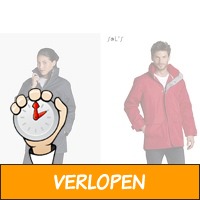 Warme gevoerde parka winterjas