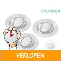 3 x Sylvania LED-SylSpot inbouwspots