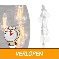 LED-lichtsnoer met retro gloeilampen