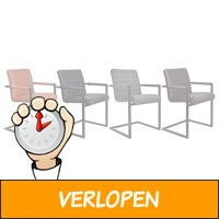 Lederen eetkamerstoelen