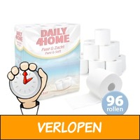 96 x Daily4Home toiletpapier rollen