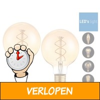 2 x E27 of 4 x E14 LED-lampen